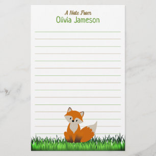 Fantastische kindernaam VOS Gelinieerd briefpapier