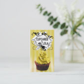 Fantastische koekjes - Besmetting Desserts Pastrie Visitekaartje (Staand voorkant)