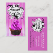 Fantastische koekjes - Besmetting Desserts Pastrie Visitekaartje (Voorkant / Achterkant)