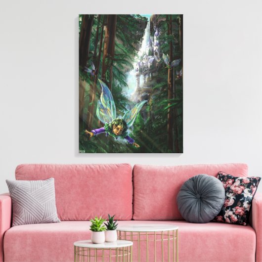 Fantastische kunst canvas afdruk (Insitu (Woonkamer))