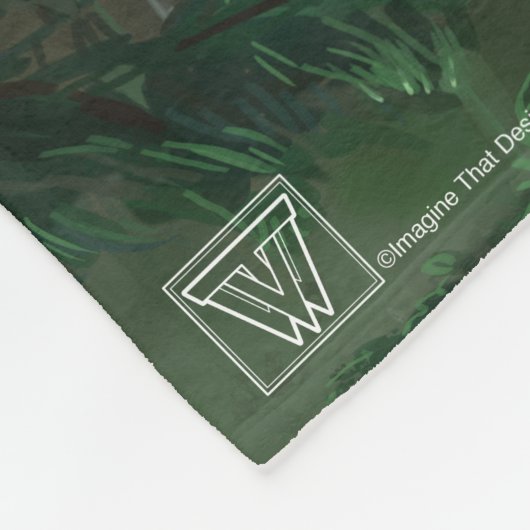 Fantastische kunst fleece deken (Hoek)