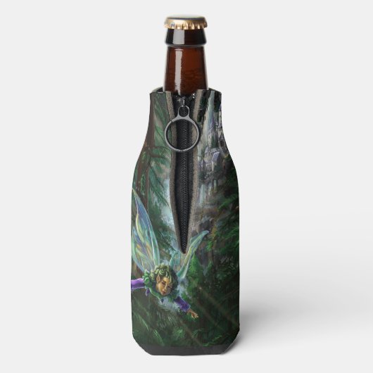 Fantastische kunst flesjeskoeler (Fles Achterkant)