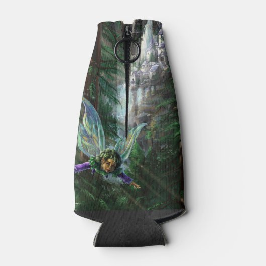 Fantastische kunst flesjeskoeler (Achterkant)