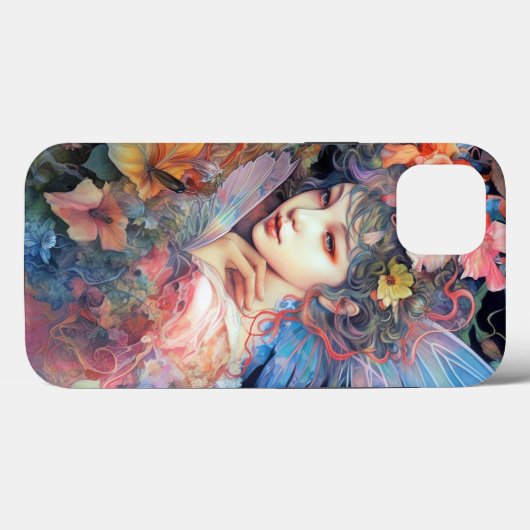 Fantastische kunst in bloemen Case-Mate iPhone case (Achterkant (horizontaal))