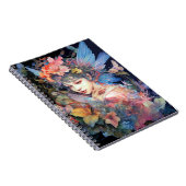 Fantastische kunst in bloemen notitieboek (Rechterzijde)