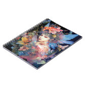 Fantastische kunst in bloemen notitieboek (Linkerzijde)