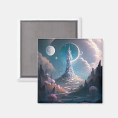 Fantastische kunst in het landschap van de theater magneet (Voorkant / Achterkant)