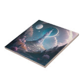 Fantastische kunst in het landschap van de theater tegeltje (Zijkant)