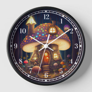 Fantastische kunst in paddenstoel