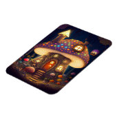 Fantastische kunst in paddenstoel magneet (Linkerzijde)