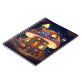 Fantastische kunst in paddenstoel notitieboek (Linkerzijde)