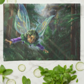 Fantastische kunst theedoek (Gevouwen)