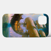 Fantastische kunst van het vliegende schip Case-Mate iPhone case (Achterkant (horizontaal))
