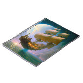 Fantastische kunst van het vliegende schip notitieboek (Linkerzijde)