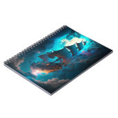 Fantastische kunst van het vliegende schip notitieboek (Linkerzijde)