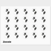 Fantastische kunstgeschenken ronde sticker (Vel)