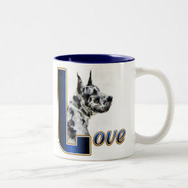 Fantastische kunstgeschenken tweekleurige koffiemok