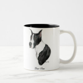 Fantastische kunstgeschenken tweekleurige koffiemok