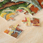 Fantastische kunstpuzzel, Magische Flute Legpuzzel (Zijkant)