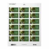 Fantastische Kute Kikker Rivier Bos Etiket (Full Sheet)