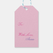 Fantastische Labels met kunstcadeaus voor de bloem Cadeaulabel (Achterkant)