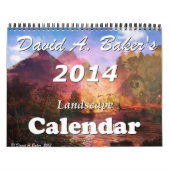 Fantastische landkalender van kunstenaar David A.  Kalender (Hoes)