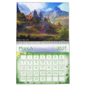 Fantastische landkalender van kunstenaar David A.  Kalender (Mar 2027)