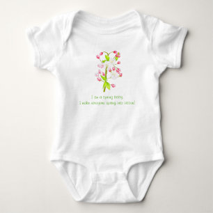 Fantastische lente op een Baby odysuit (C) Romper
