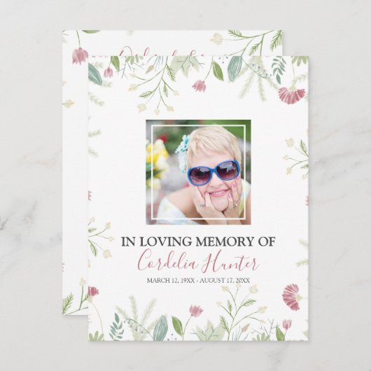 Fantastische lentesFlorals | Schademigheid van de  (Voorkant / Achterkant)