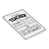 Fantastische leraar Dank je waardebepaling Gift vo Magneet (Rechterzijde)