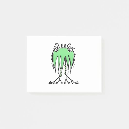 Fantastische leuke buitenaardse tekening post-it® notes (Voorkant)