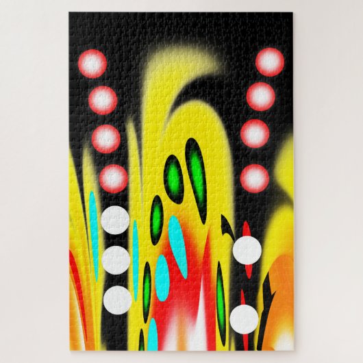 Fantastische leuke kunst legpuzzel (Verticaal)
