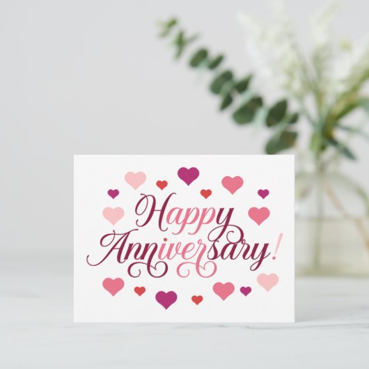 Fantastische liefde: gelukkig Jubileum Briefkaart (Staand voorkant)