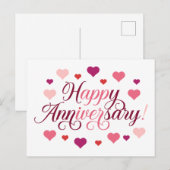 Fantastische liefde: gelukkig Jubileum Briefkaart (Voorkant / Achterkant)