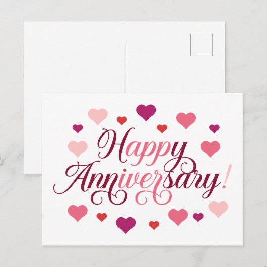 Fantastische liefde: gelukkig Jubileum Briefkaart (Voorkant / Achterkant)