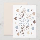 Fantastische liefde: gelukkig Jubileum Kaart (Voorkant / Achterkant)