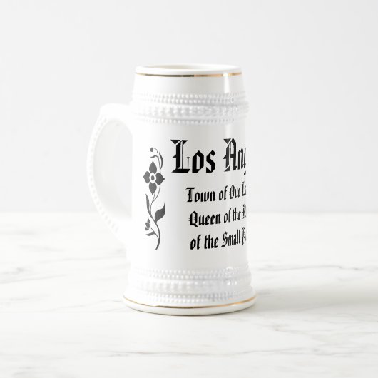 Fantastische Los Angeles Stein! Bierpul (Voorkant links)