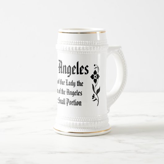 Fantastische Los Angeles Stein! Bierpul (Voorkant rechts)