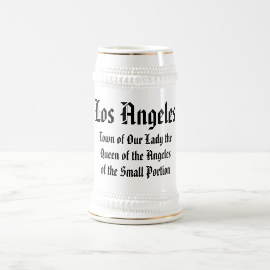 Fantastische Los Angeles Stein! Bierpul (Center)