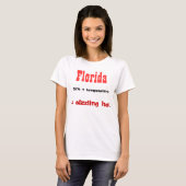 Fantastische meisjes t-shirts uit Florida (Voorkant volledig)