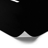 Fantastische melkkoekjes Pun Dark BG Poster (Hoek)