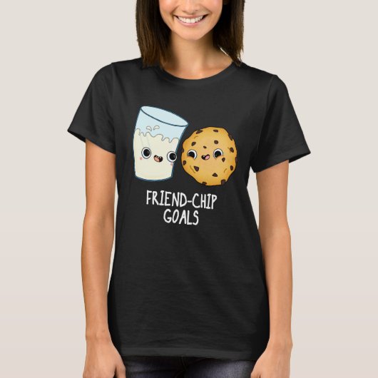 Fantastische melkkoekjes Pun Dark BG T-shirt (Voorkant)