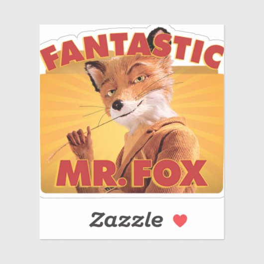 Fantastische meneer Vos Sticker (Vel)