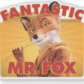 Fantastische meneer Vos Sticker (Voorkant)