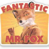 Fantastische meneer Vos Sticker (Voorkant)