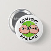 Fantastische minden gooien zich af als Funny Brain Ronde Button 5,7 Cm (Voorkant /achterkant)