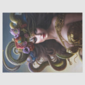 Fantastische mooie Medusa Flowers maakt ontkoppeli Tissuepapier (Voorkant)