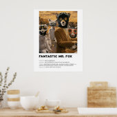 Fantastische Mr Fox Minimalist Poster (Keuken)
