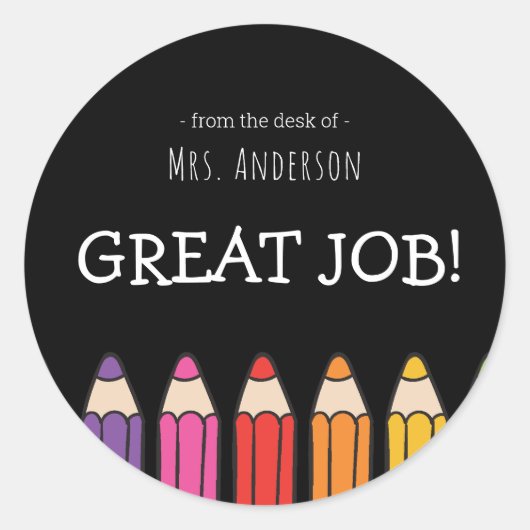 Fantastische naam van de Sticker van de baan (Voorkant)