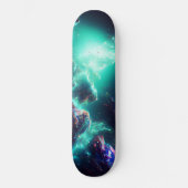 Fantastische Nebula Abstracte Ruimte 8 Persoonlijk Skateboard (Voorkant)